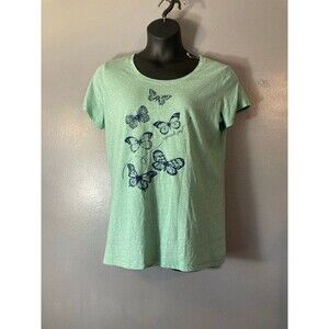 St. John’s Bay mint green butterfly tee